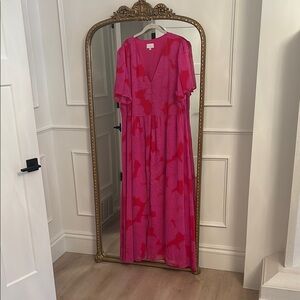Vibrant Pink Maxi Dress